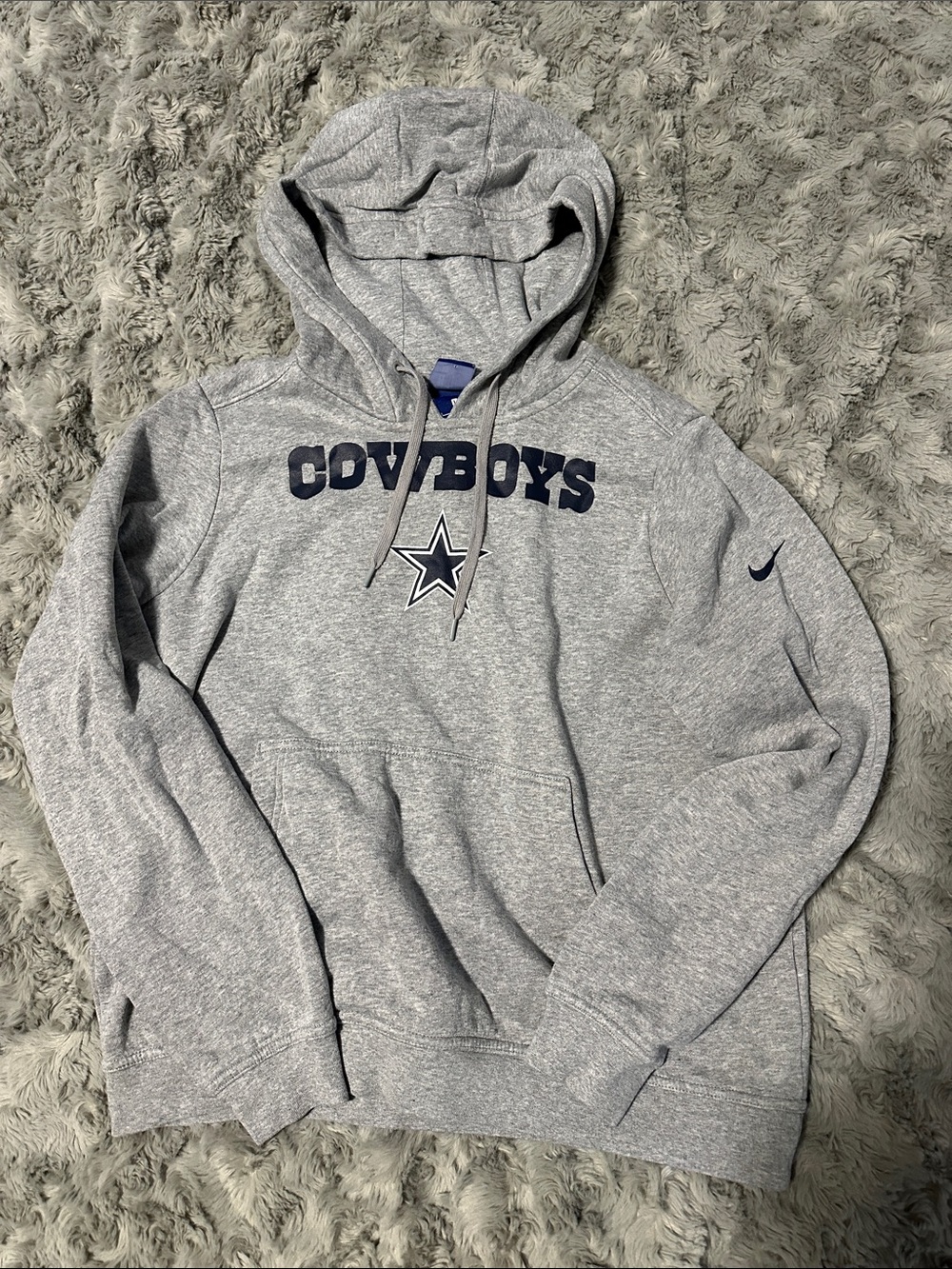 Nike Gray Cowboys Pullover Hoodie